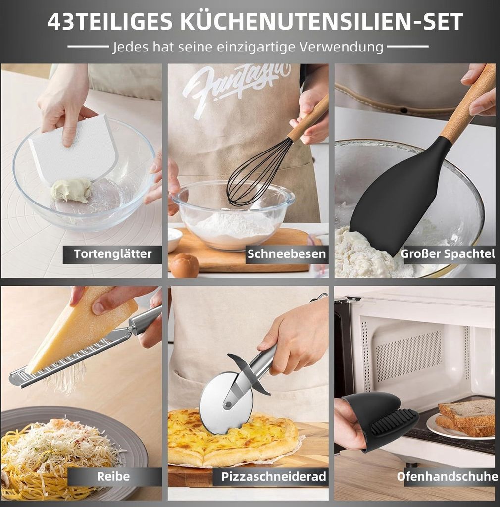 3x Silikon-Schüsseleinlagen Für Standmixer – Ersatz Für Rührschüssel, Hitzebeständig, Spülmaschinengeeignet