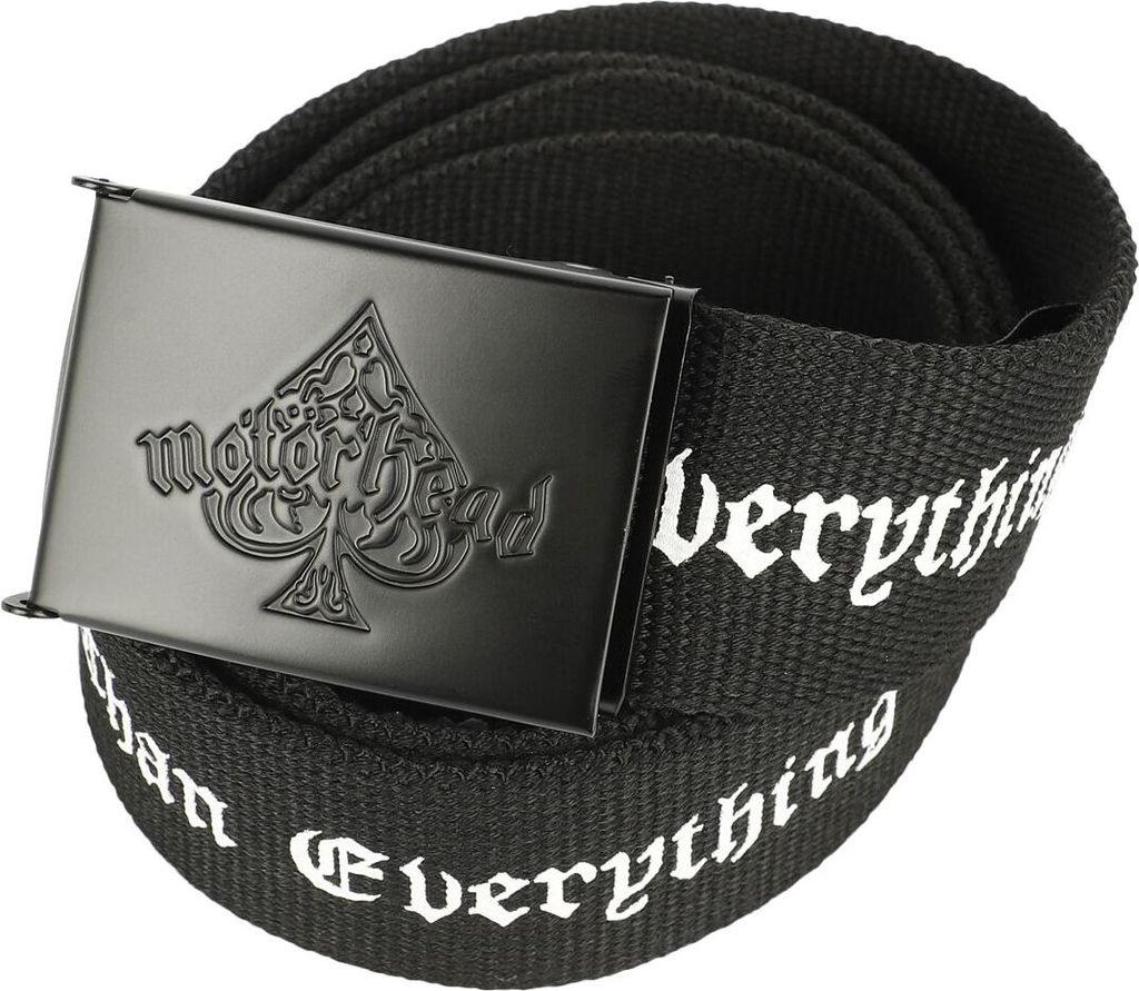 Motörhead Gürtel Uni Logo schwarz Standard