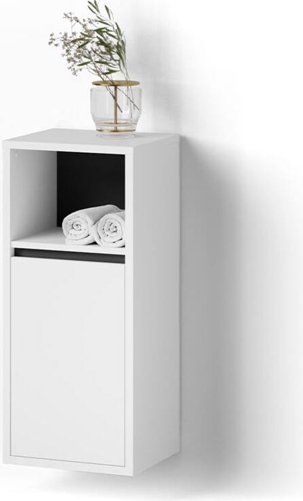 Midischrank Livinity Vomano Weiß 38 x 80 cm, Model 52724