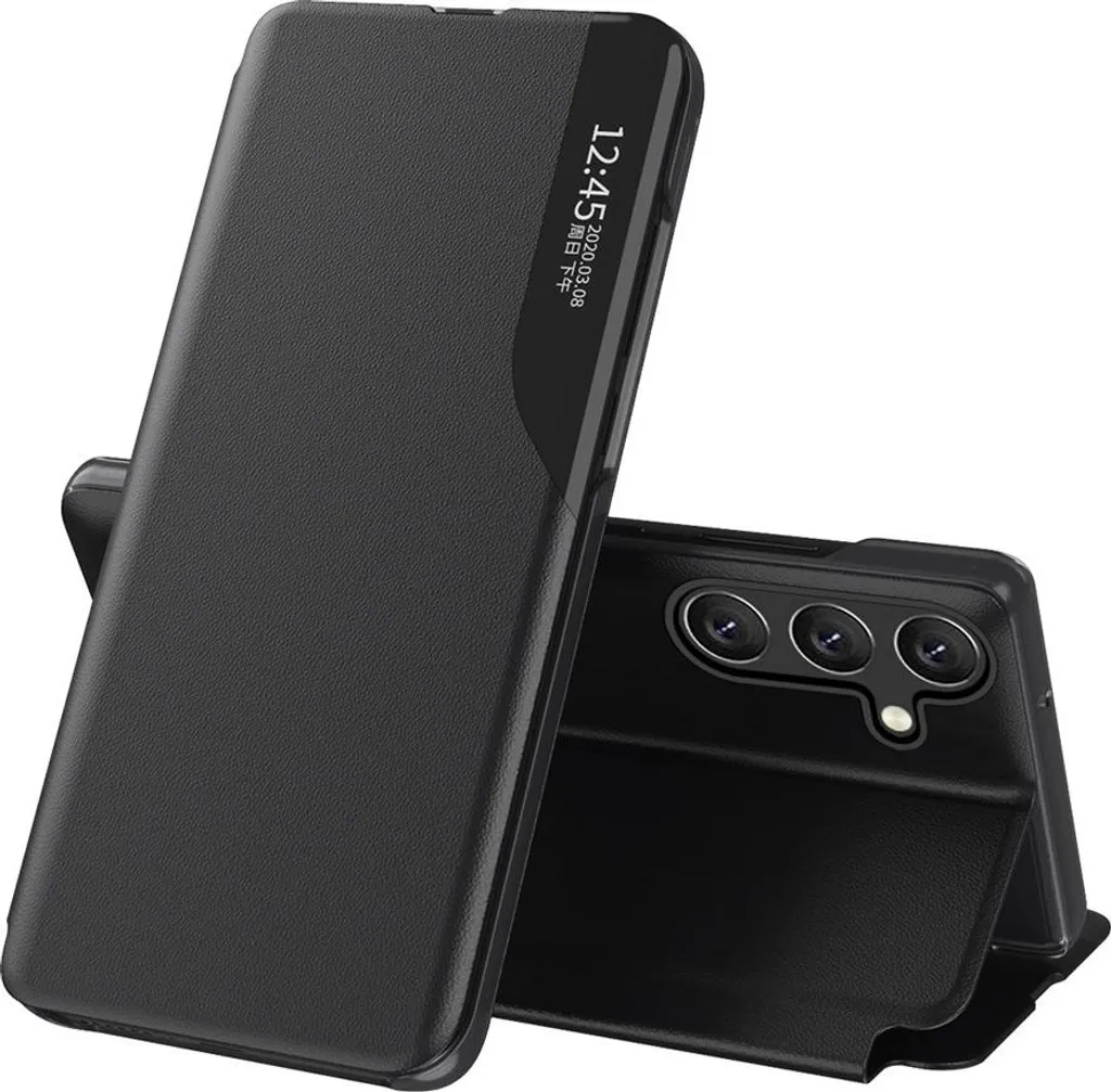 Custodia a Libro Phonesta per Samsung Galaxy A35 - Protezione Nero