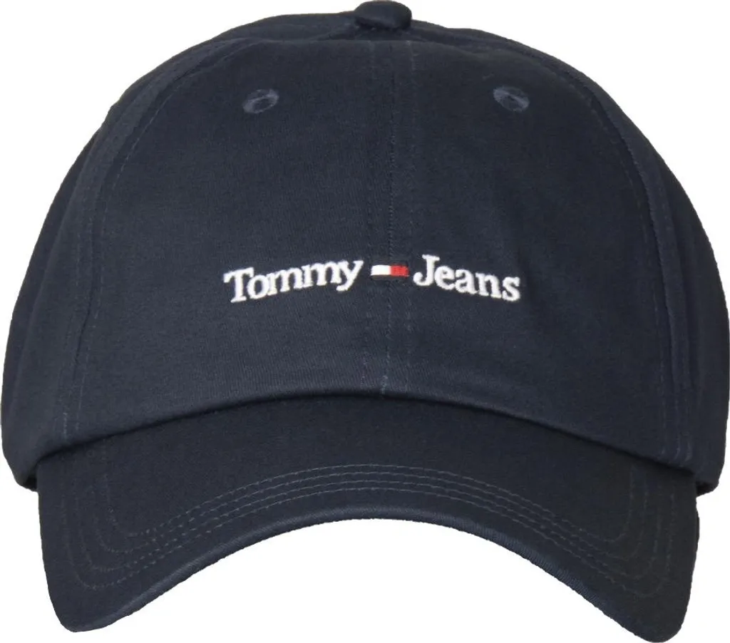 Berretto Tommy Hilfiger Jeans TJM Sport Cap Blu - Cotone 100% AW0AW14596