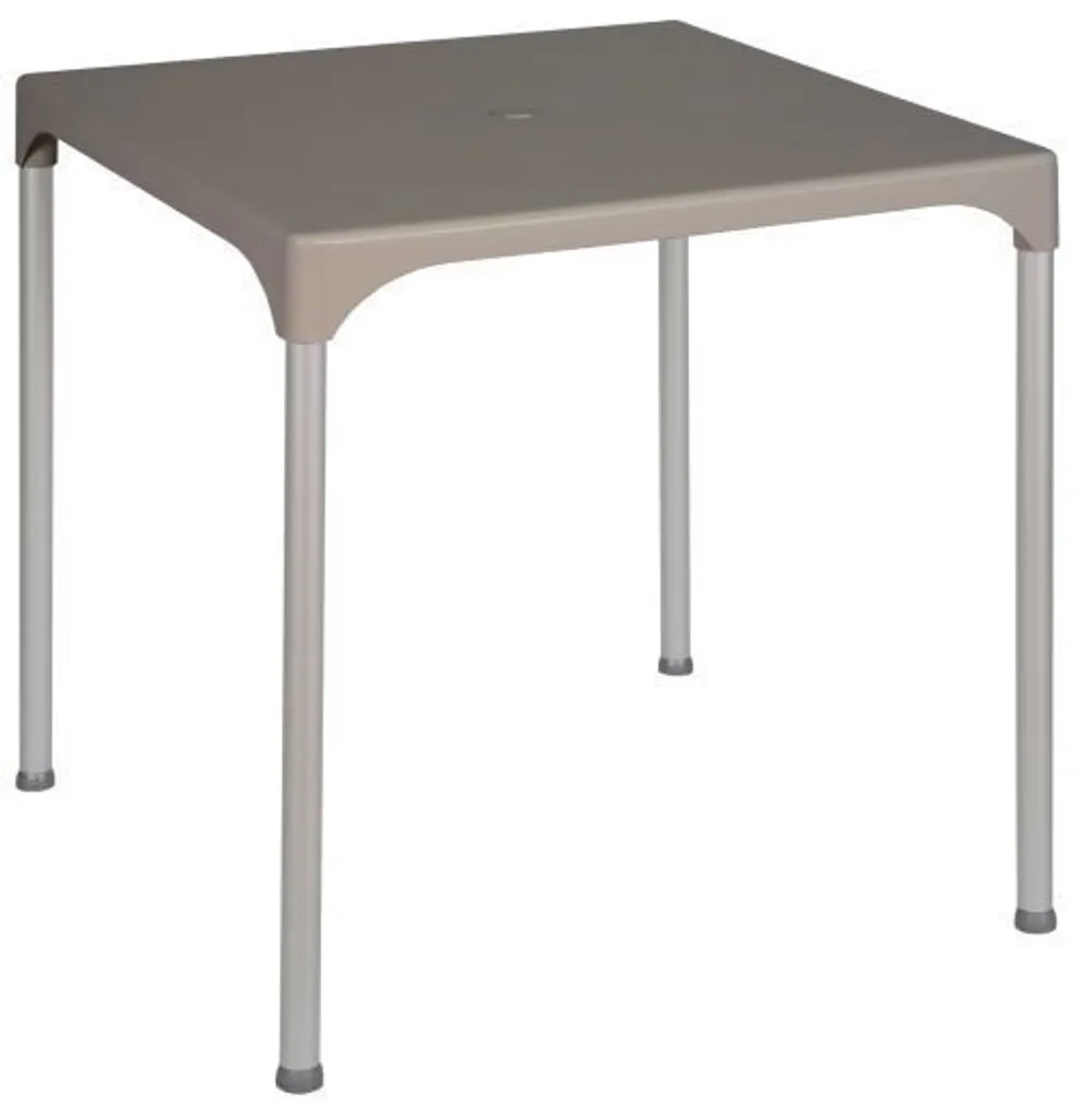 Table jardin Tensai PRIME taupe : finie la rouille et l'entretien long