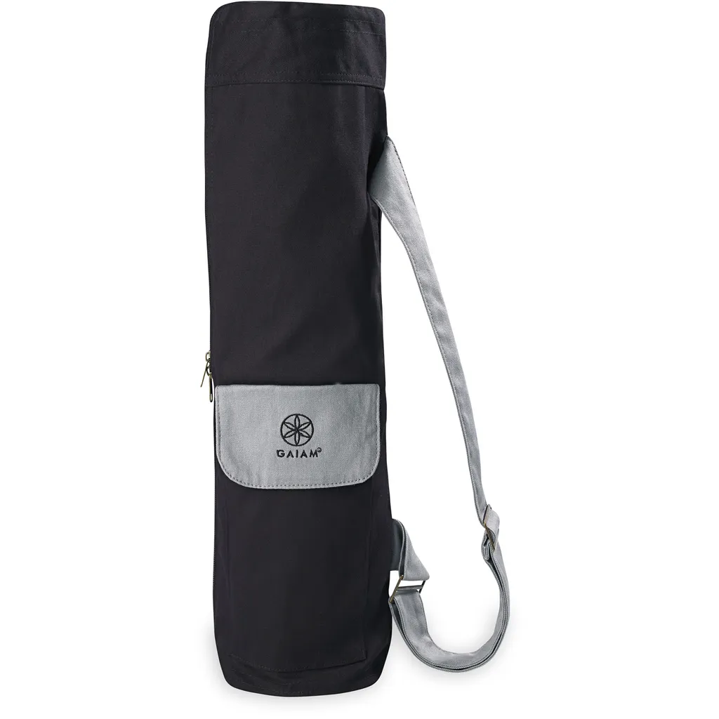 Sac de Yoga Gaiam Cargo 63 cm en Toile Robuste avec Poche de Rangement