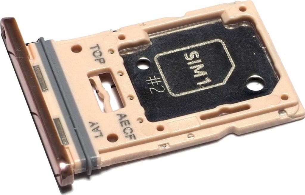 Simkartenhalter passend für Samsung Galaxy A53 5G (SM-A536B) + microSD Speicherkartenfach, Serviceware, Orange