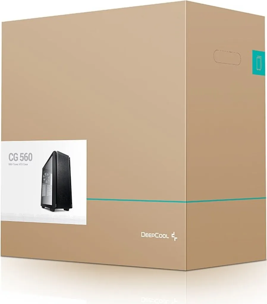 DeepCool CG560 Boîtier PC Midi Tower Noir avec Panneau Avant Flux d'Air - 13