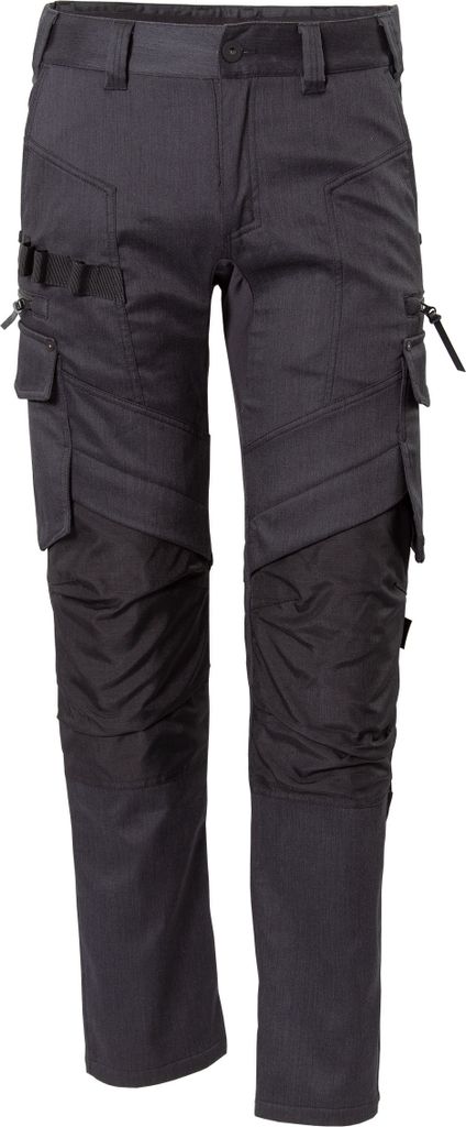 Qualitex Bundhose - gefütterte Werkstatthose mit Stretcheinsatz - Cordura faserverstätkt - in Farbe: anthrazit - Herren: 38 - Damen: 32