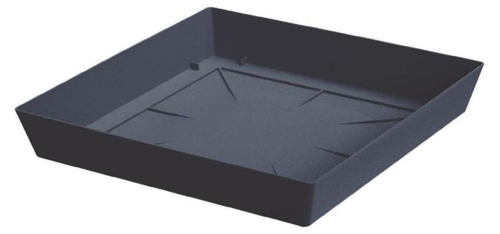 Dessous de plat carré 16,5 cm anthracite pour pots de Image du produit 