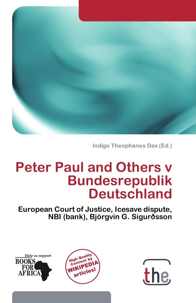 Peter Paul & Others V Bundesre