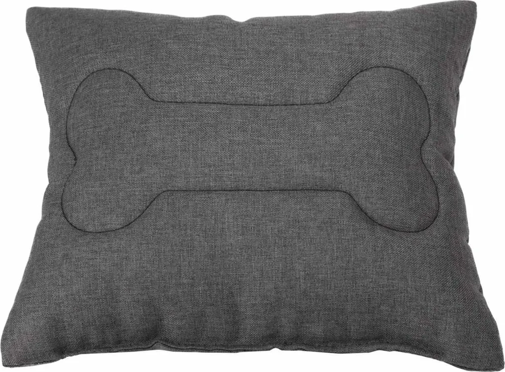 Coussin de décoration Welsti gris foncé pour lit de chien - 30x30 cm