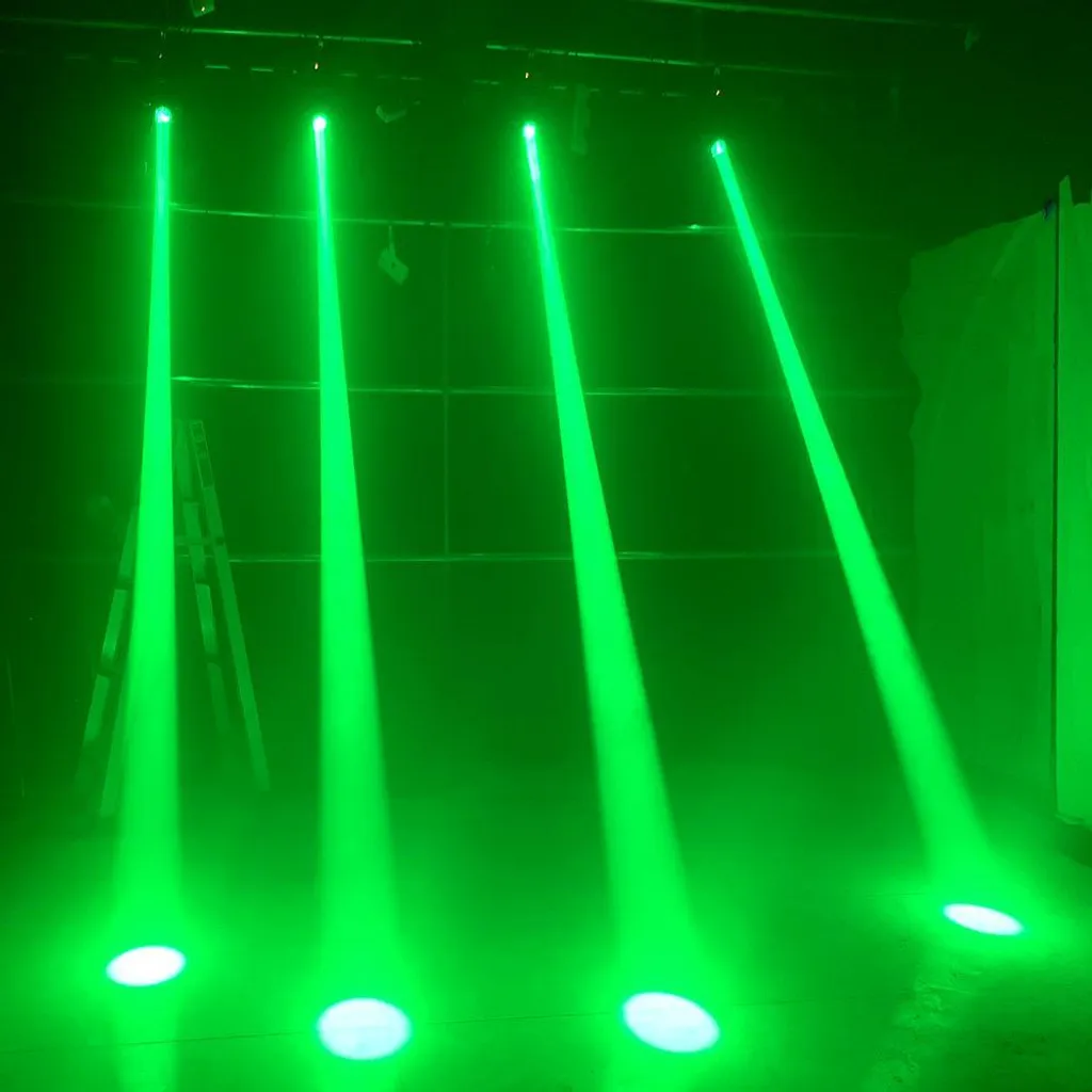 Projecteur à tête mobile DMX avec effets polyvalents - Prise EU