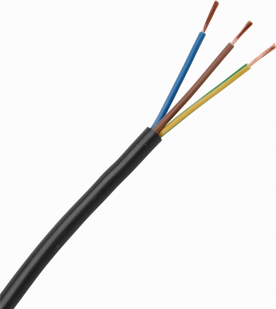 KOPP Schlauchleitung H05VV5-F 3 G 1.50 mm² Schwarz Kopp 153710009 10 m