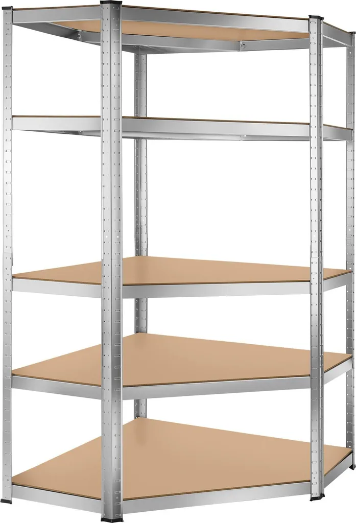 Rayonnage utilitaire pour garage et atelier - Étagère métal 5 niveaux