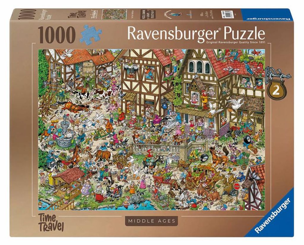 Ravensburger Puzzle Mittelalter 1000 Teile Abenteuer Zeitreise