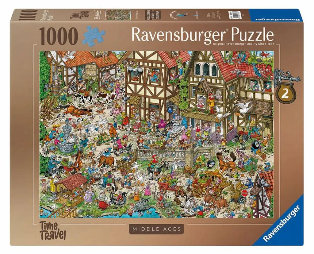 Puzzle adulte 1000 pièces Ravensburger pour soirée calme en famille