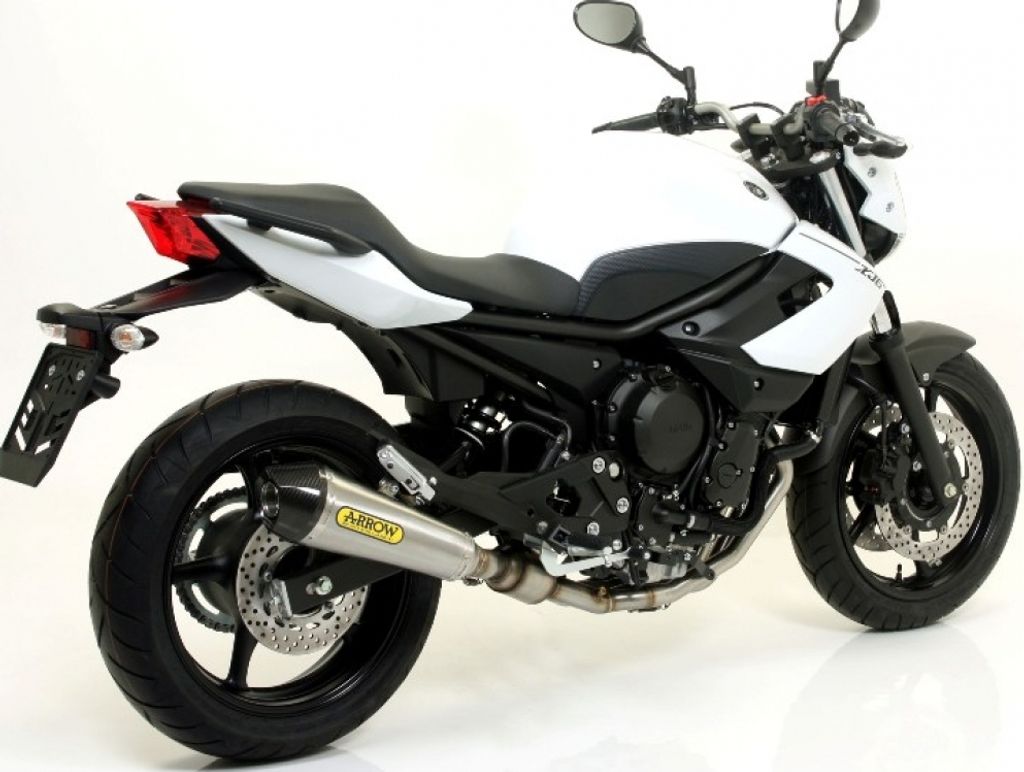 ARROW Auspuff THUNDER für Yamaha XJ6 Diversion 2009-2016, Aluminium (Nur für ARROW Krümmer)