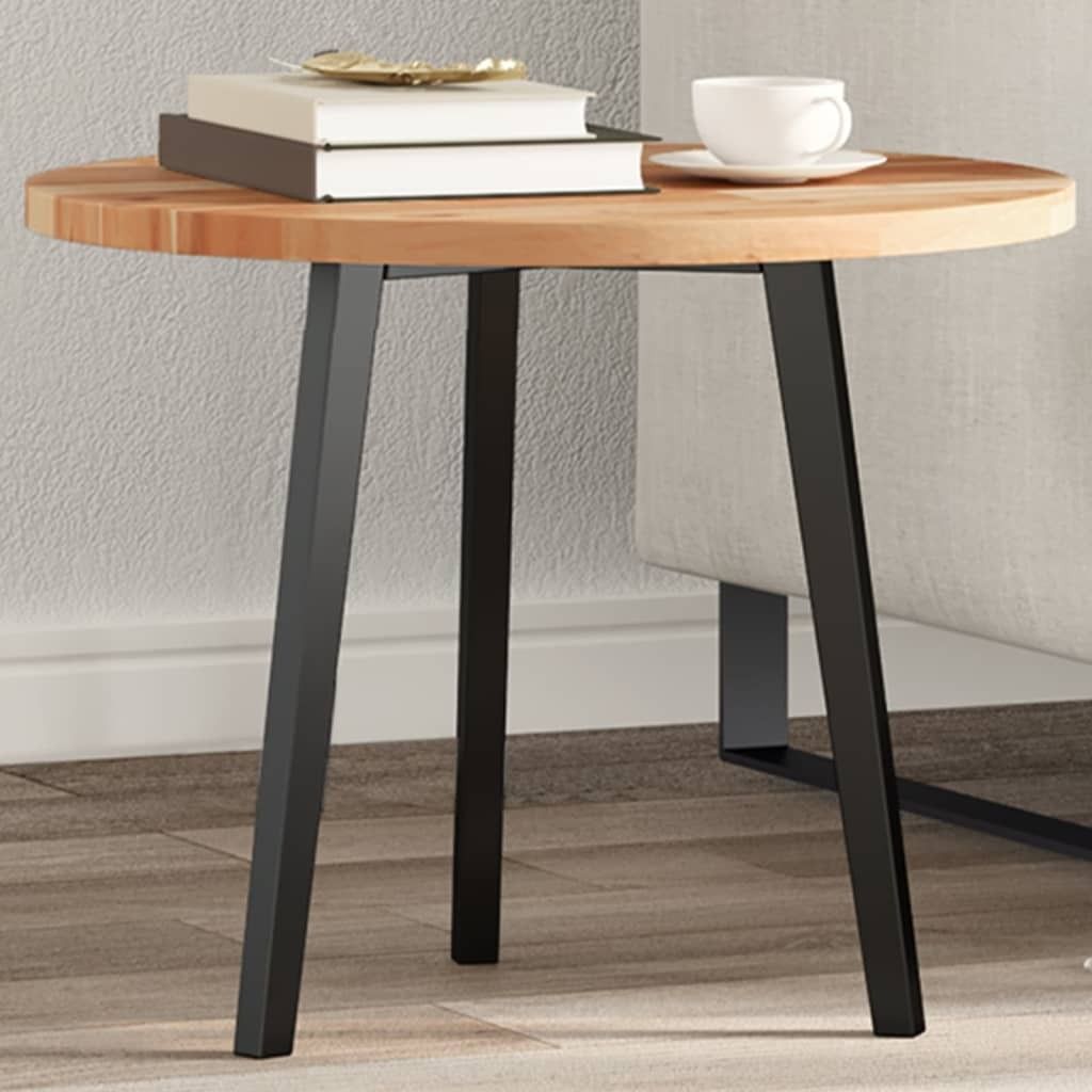 Tischplatte Rund Ø50x2 cm Massivholz Akazie, Tischplatten DesignMöbel
