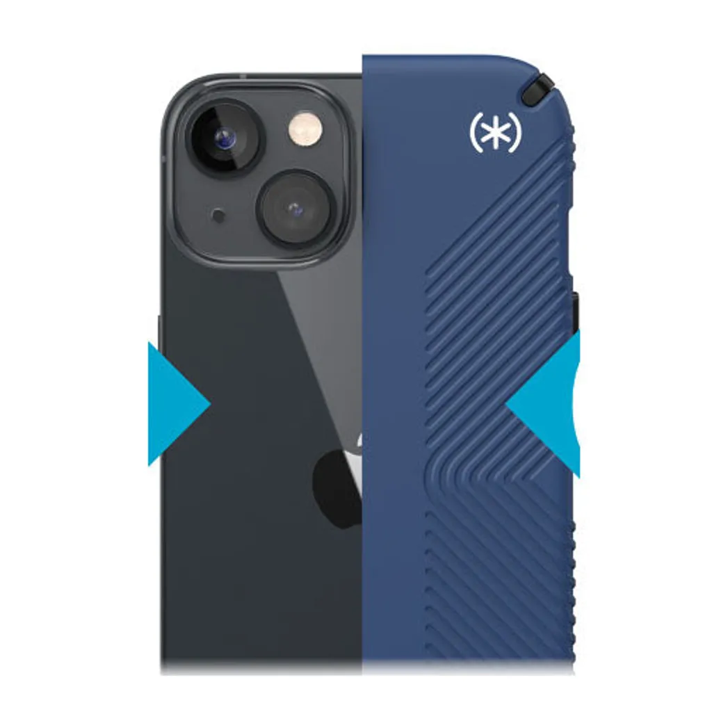 Coque iPhone 14 avec Grip Antidérapant Speck Presidio2 Microban Bleu