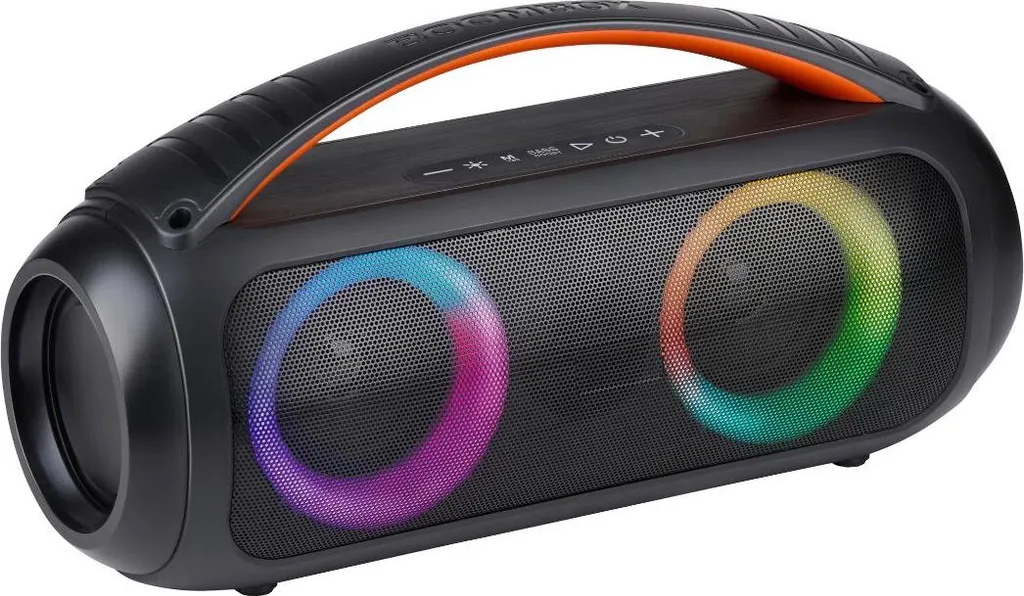 Boîte à Musique Bluetooth 20W Puissante avec Effet Bass Boost Noir