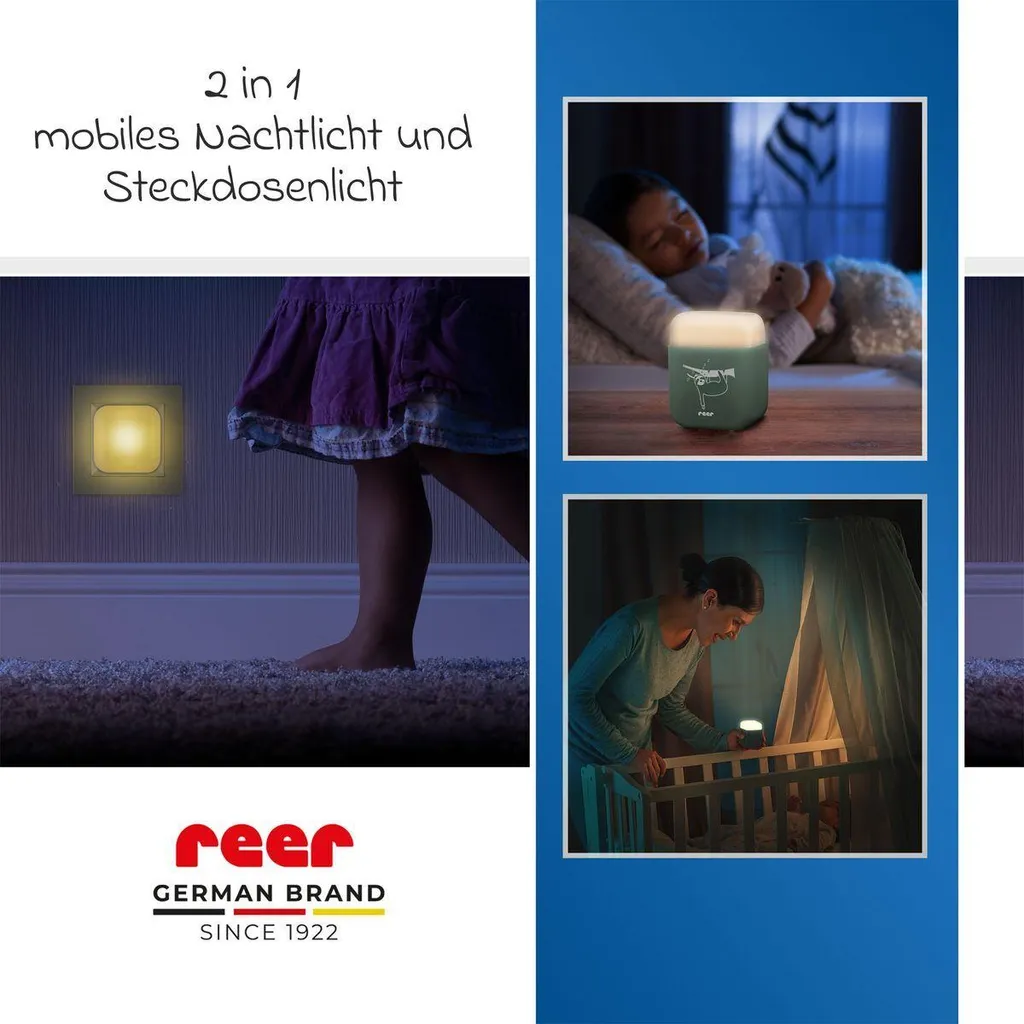 Veilleuse 2in1 SleepLight à Intensité Variable et Batterie Longue Durée - 12