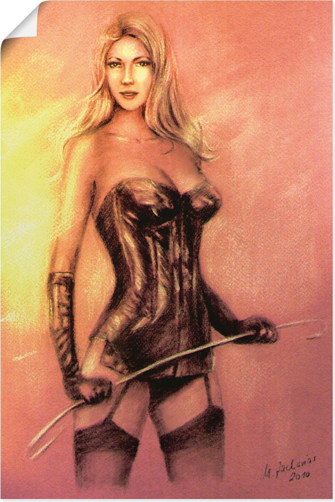 ARTland Poster Sexy Domina Größe: 40x60 cm