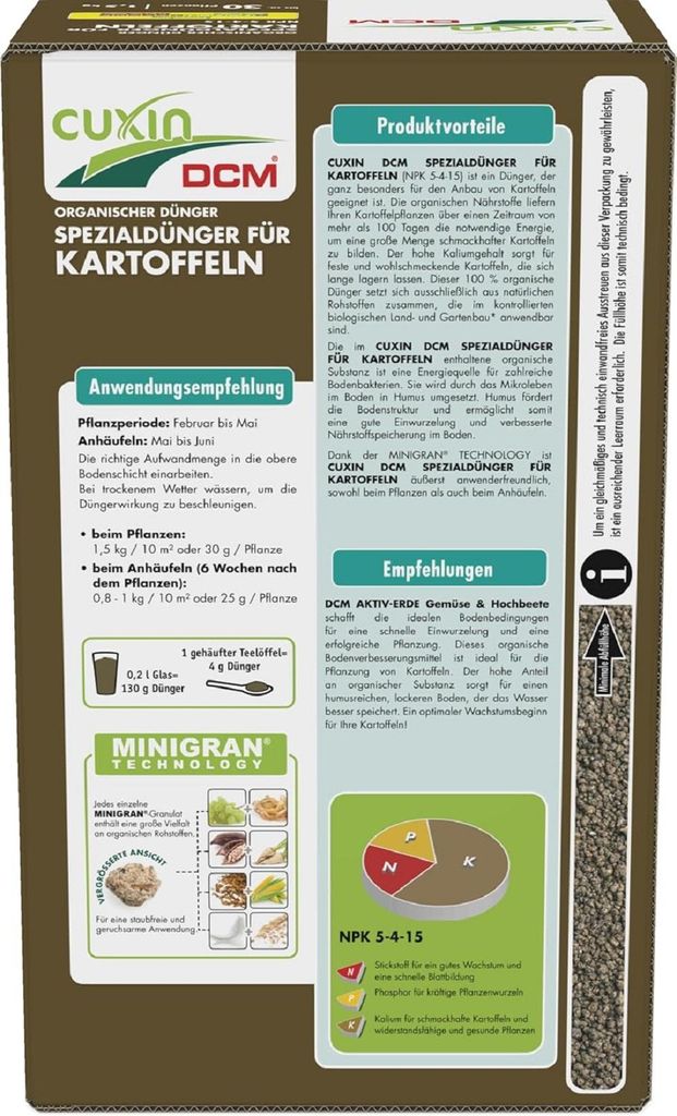 CUXIN DCM Kartoffeldnger 1,5 kg