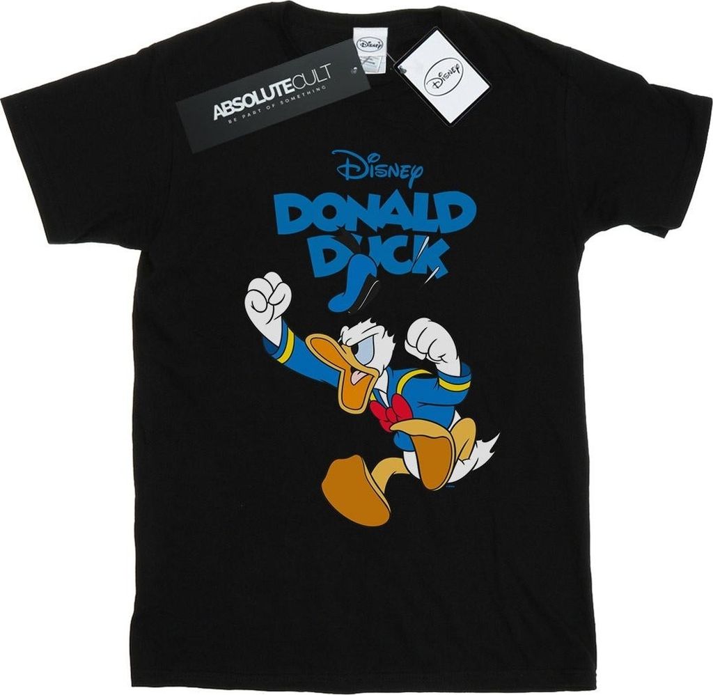 Disney - "Furious Donald" T-Shirt für Herren BI51076 (XL) (Schwarz)