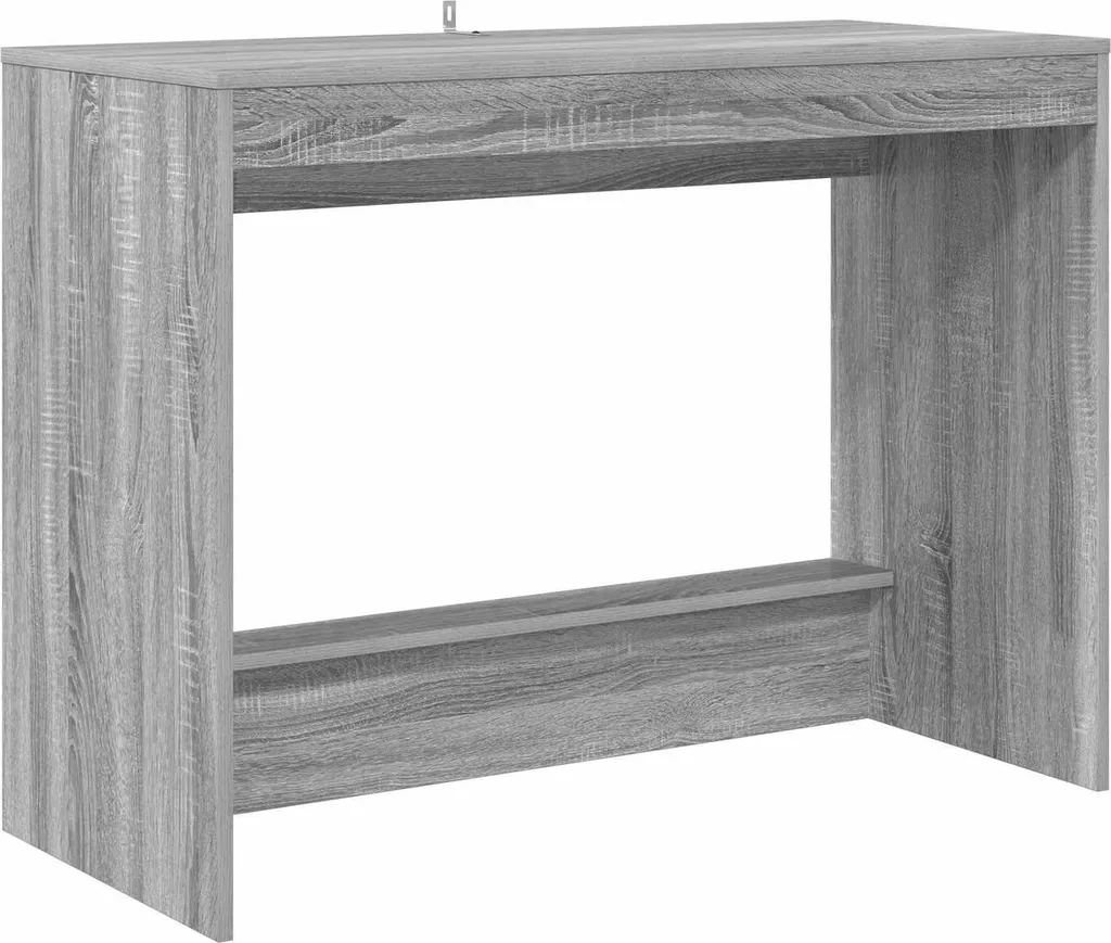Scrivania Camera da Letto Grigio Sonoma 100cm - Desk Ufficio Minimal