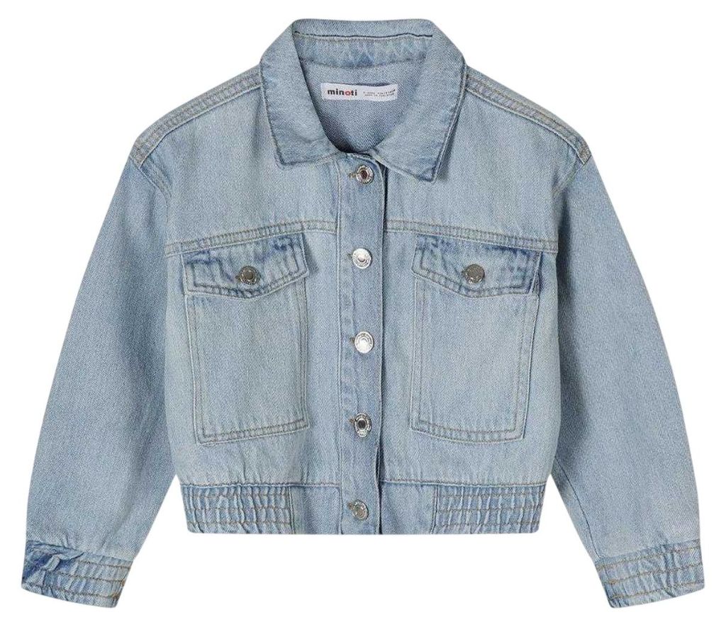 Minoti - Bomberjacke für Mädchen, Denim MN774 (152-158) (Blau)