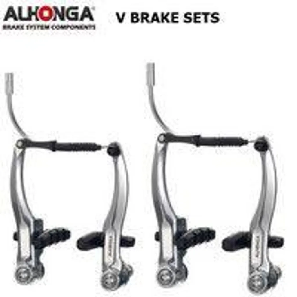 Système de Frein V-Brake Argent pour Remplacement Rapide sur Tout Vélo