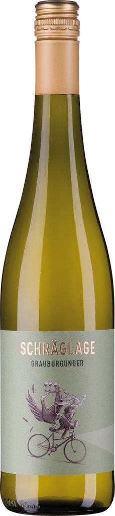Schräglage Grauburgunder QbA trocken Rheinhessen Weißwein Produktbild 
