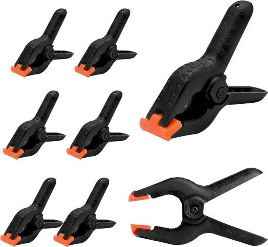 8 Pinces de serrage à dents actives robustes pour cuir et photographie