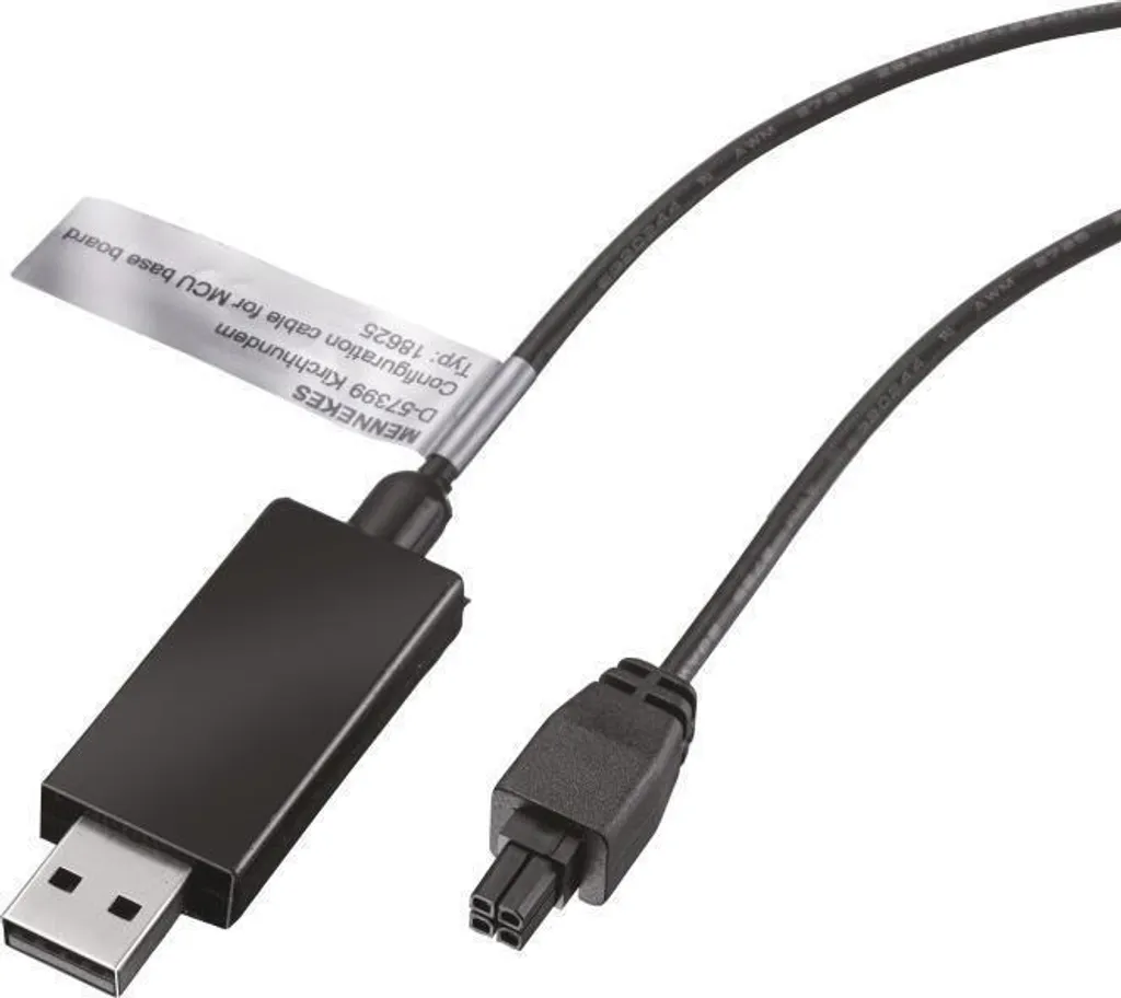 Câble de service Mennekes 18625 - Paramétrage de bornes Amtron en USB