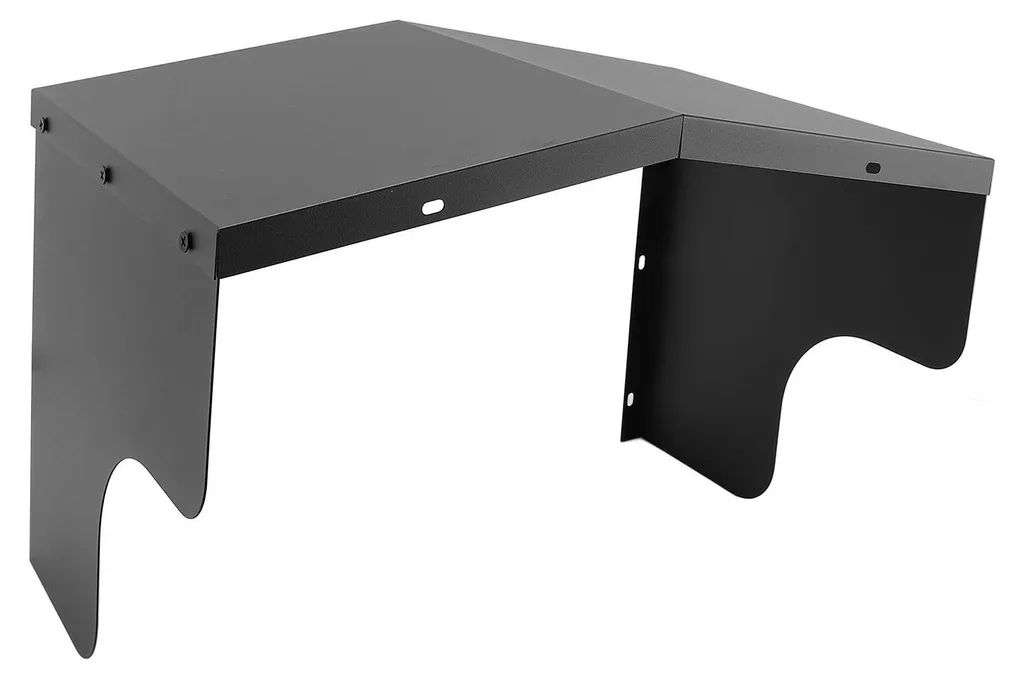 Toit de protection pour borne de recharge EV en acier carbone noir mat - 5