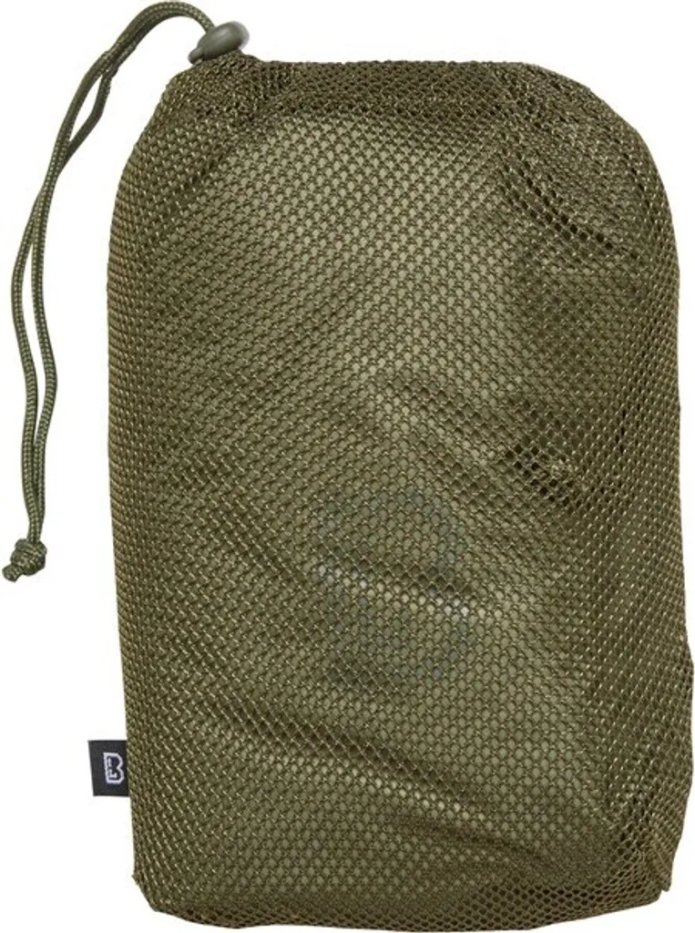 Tarp de bivouac résistant Brandit Premium 2x3m Olive avec œillets - 2