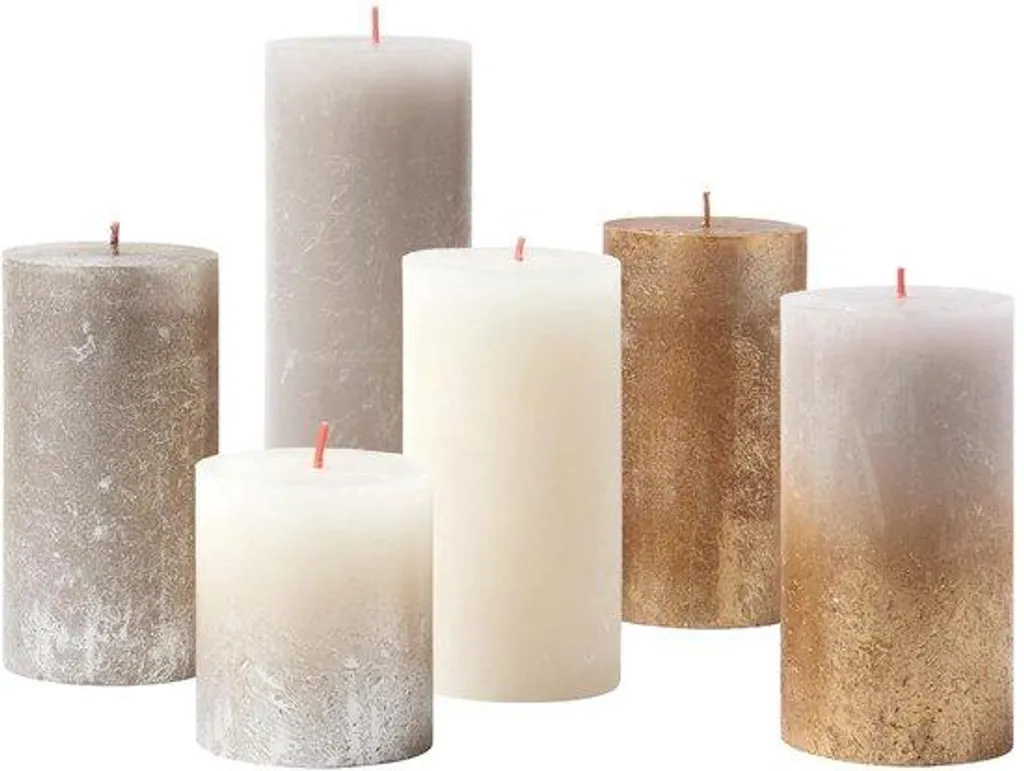 Bougies de Noël végétaliennes artisanales en cire 100% naturelle de soja