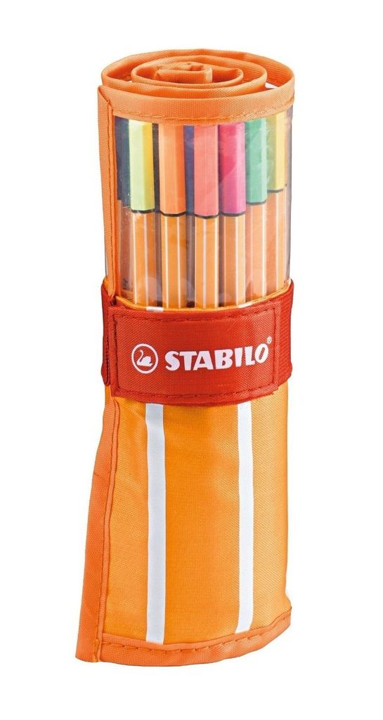 Feutres fins - STABILO point 88 - Set de 30 rollers - avec Image du produit 