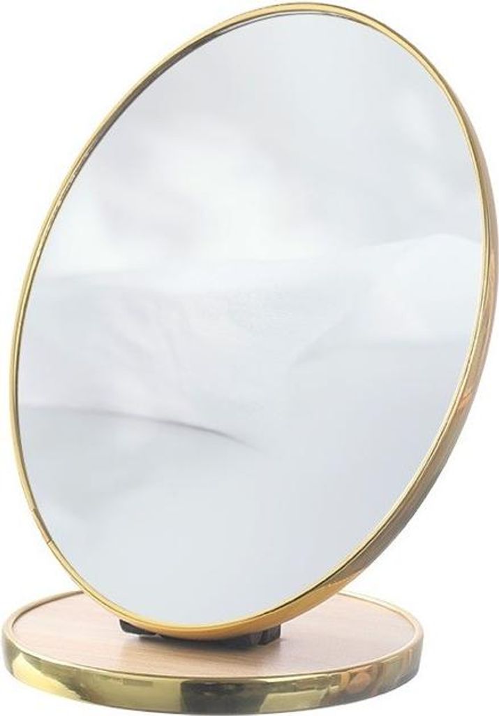 Flamenco Mystique Specchio cosmetico ovale in legno con Immagine del prodotto 