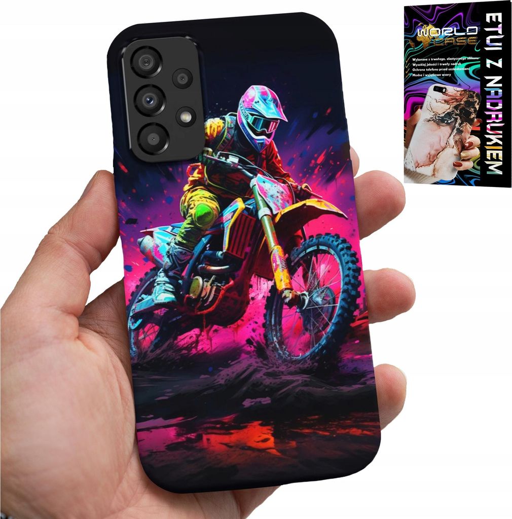 Etui Für Samsung A52 / A52S - Motorrad, Motocross Extrem-Rennen