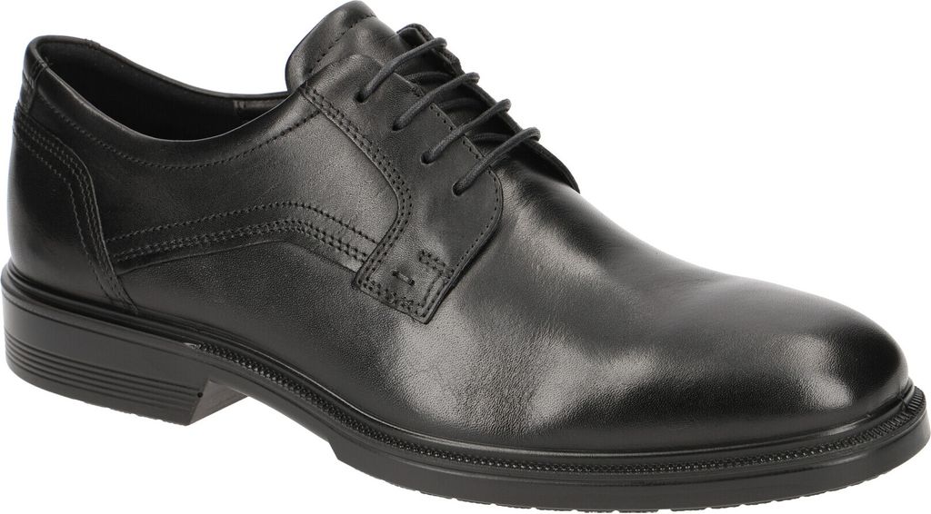 Ecco LISBON Herrenschuhe - elegante Halbschuhe - Schnürschuhe schwarz NEU