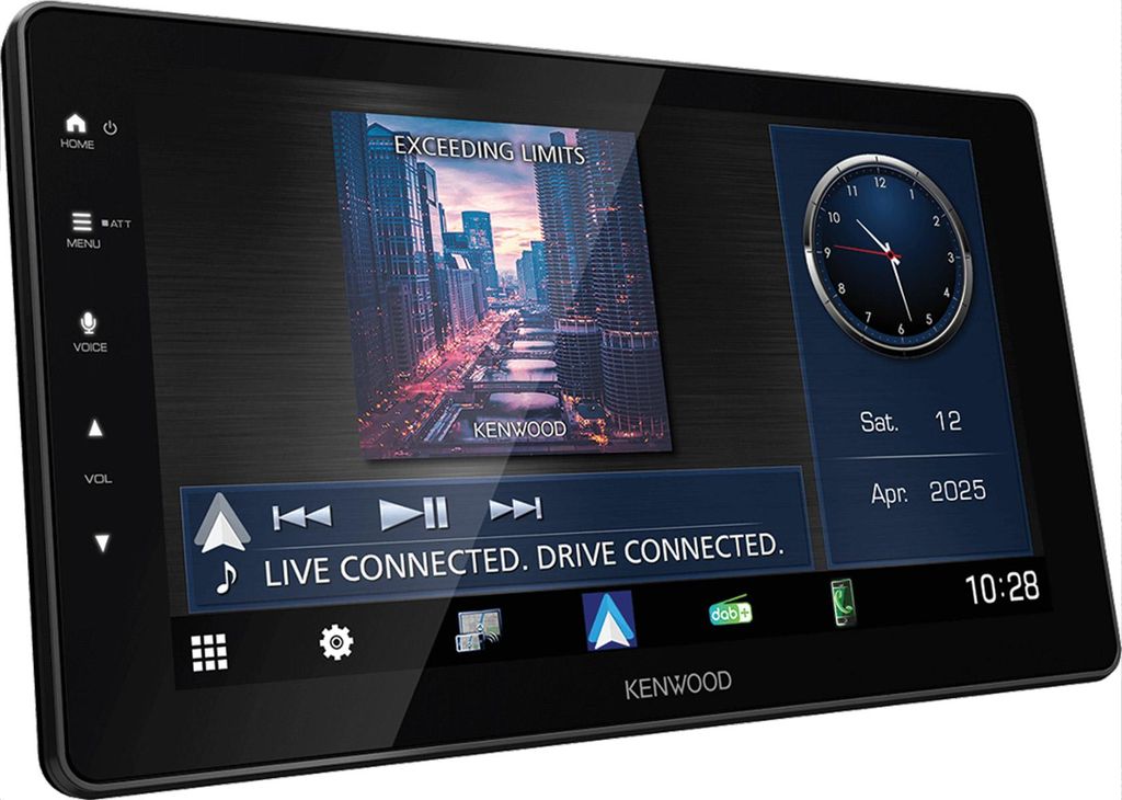 Kenwood Electronics DMX-F920DS, Schwarz, 1 DIN, 22 W, 4.0 Produktbild 