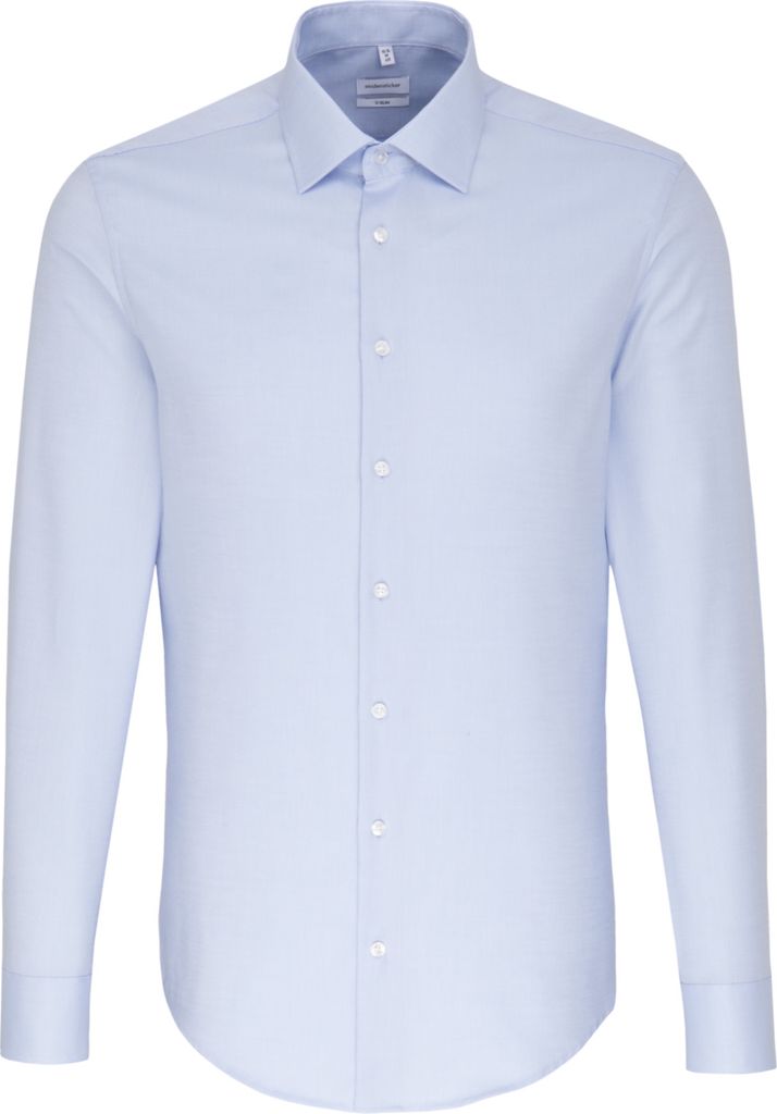Seidensticker BUSINESS Herren Hemd Langarm Kent X-Slim Hellblau 44