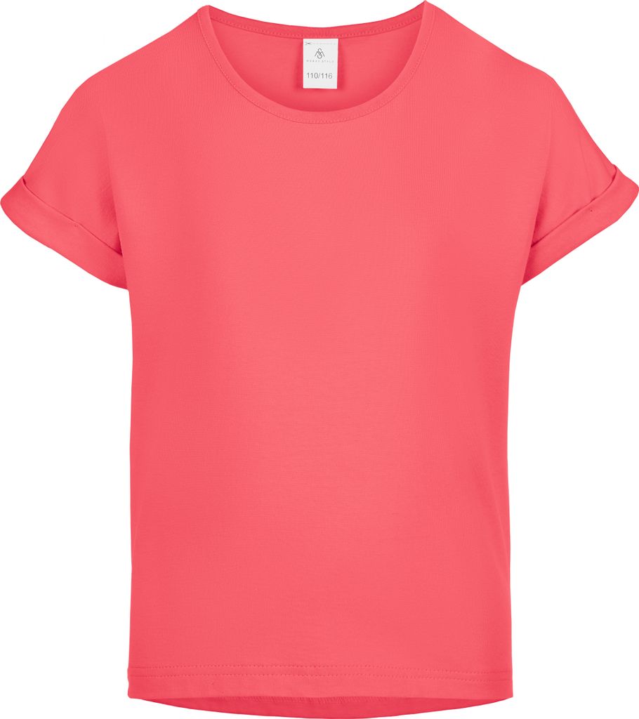Merry Style T-Shirt für Mädchen aus weicher Baumwolle – Bequeme Mädchenkleidung Gr 140 MS-468