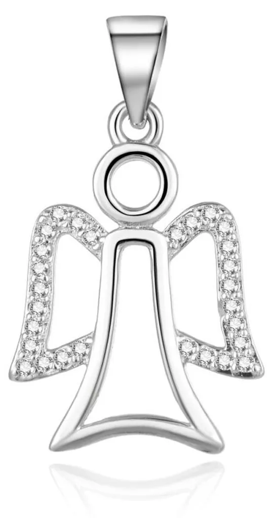 Pendentif argent discret idéal pour le travail et tenues chics