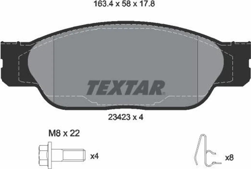 Stopper l'usure des freins : Plaquettes Textar 2342301 pour S-Type et OE