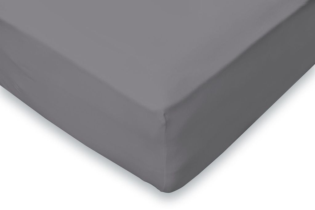 EleganZzz Bettlaken Flanell – Anthrazit – 180x200 – 100% Baumwolle – warm & bügelfrei