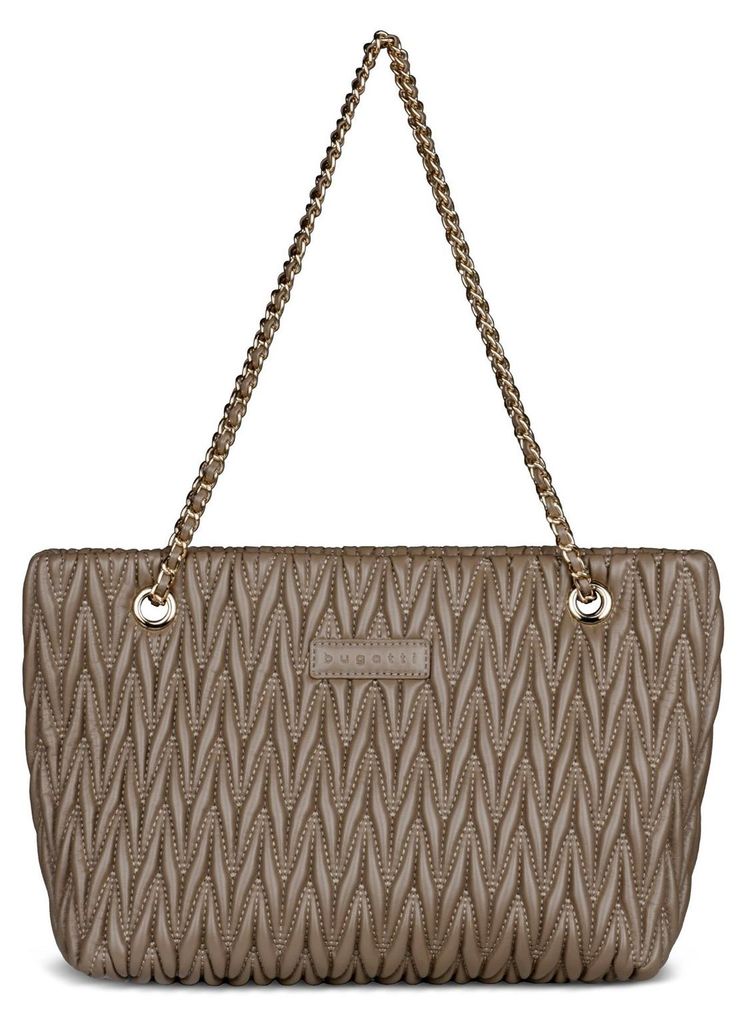 bugatti Schultertasche Umhängetasche Mare 4.0 Shoulderbag Taupe