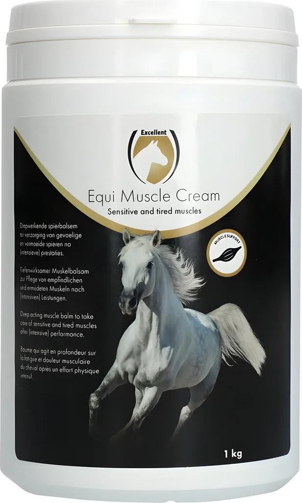 Excellent Equi Green Muscle Cream 1kg - Sollievo Muscolare Cavalli