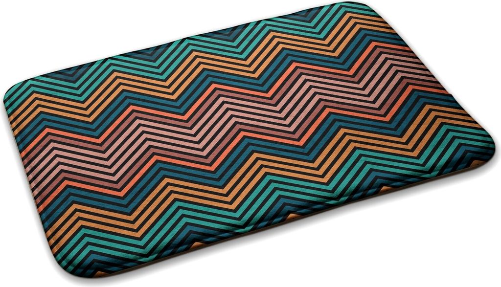 Teppich Wohnzimmer Schlafzimmer Modern - 90 cm x 60 cm - Produktbild 