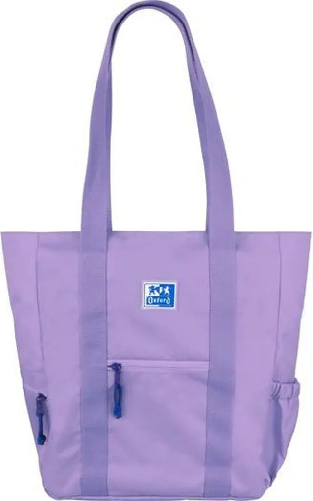 Sac à Main Oxford Lavande en Polyester Résistant avec Bandoulière Femme