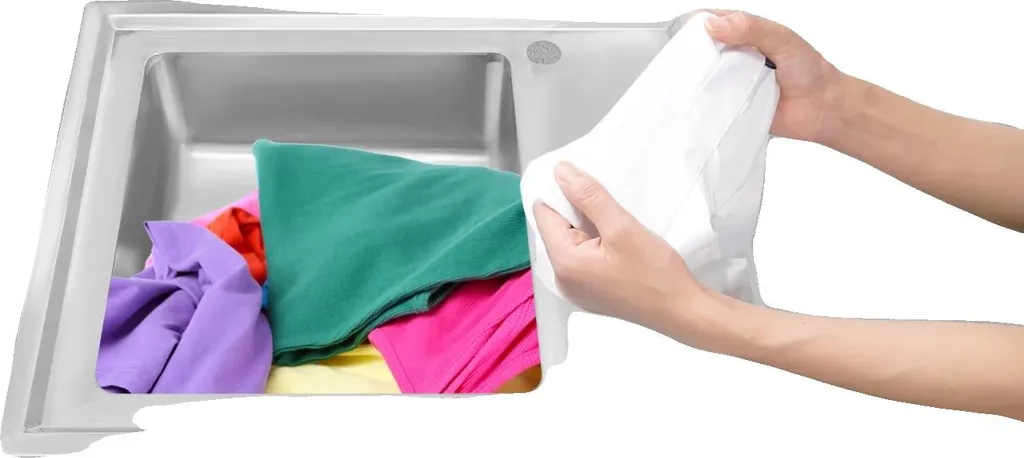 Évier de cuisine à encastrer monotrou en inox brossé avec drainage rapide